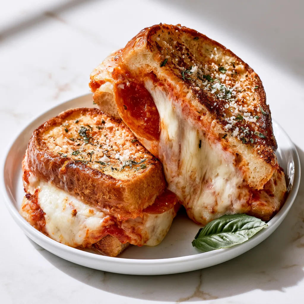 Pizza Stuffed French Toast: Easy Cheesy Savory Breakfast