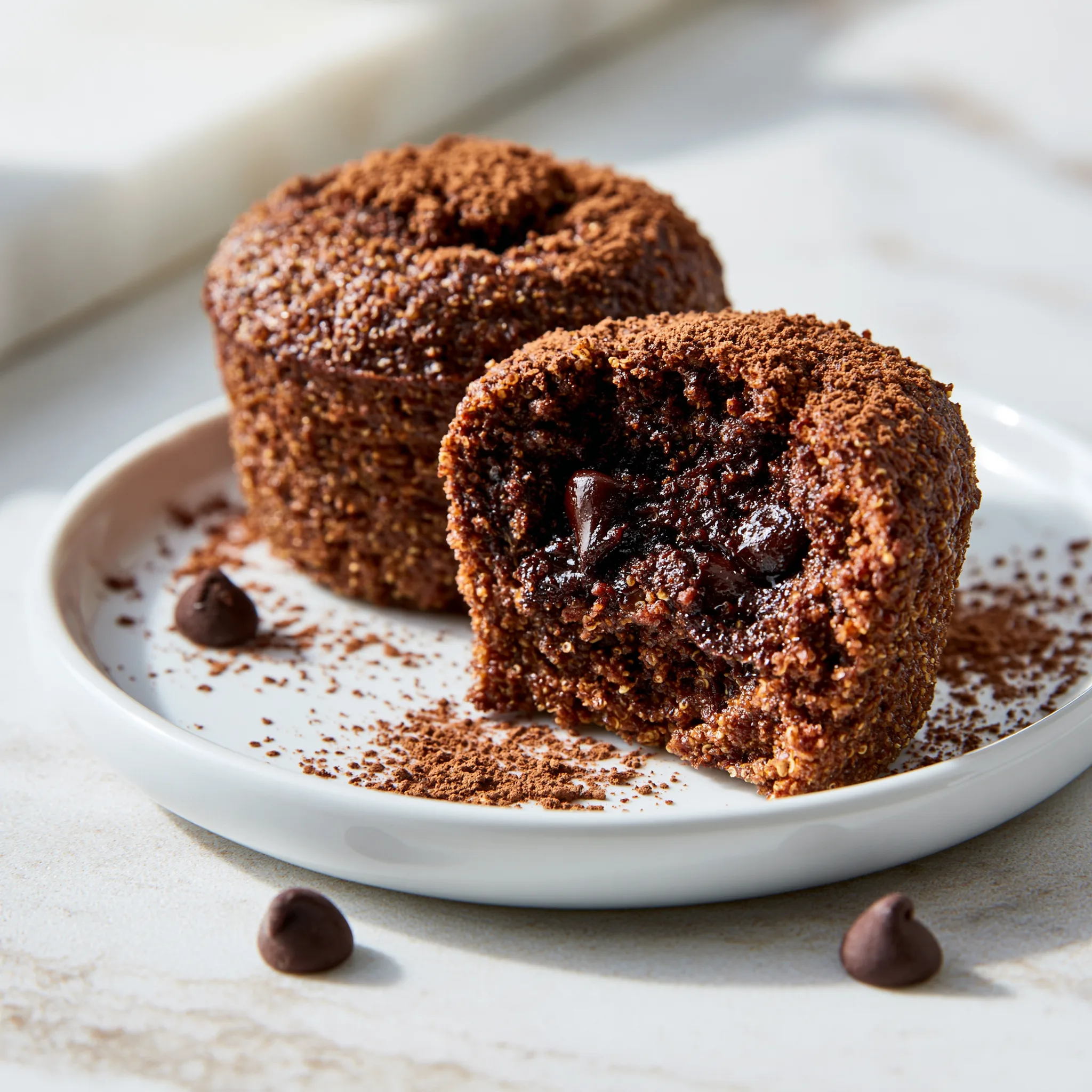 High Protein Chocolate Quinoa Muffins: Protein-Packed Chocolate
