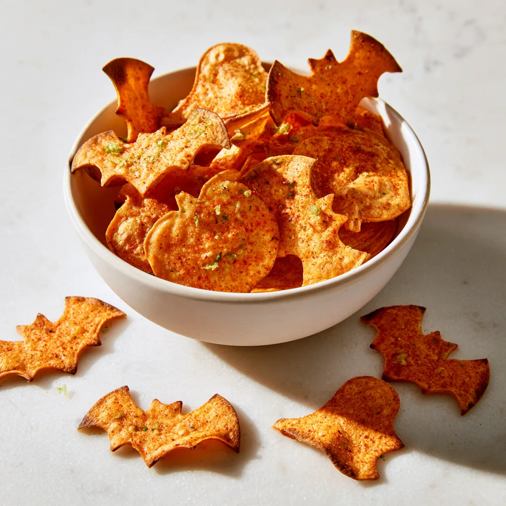 Baked Halloween Tortilla Chips – Easy Spooky Party Snack